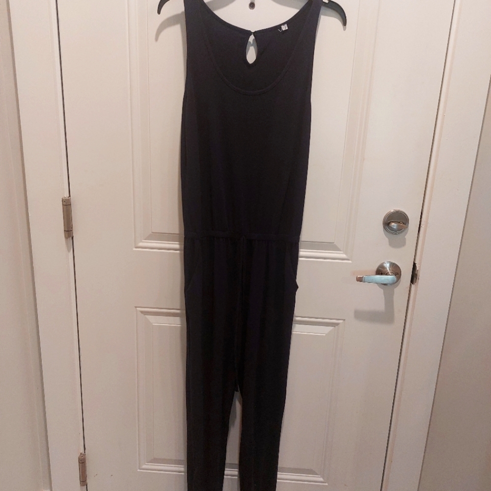 One-piece Navy Sleeveless Jumper.